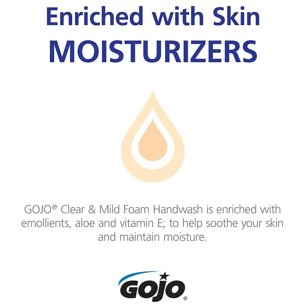 Foaming Hand Soap Refill for LTX 12 Dispenser, 40.5 oz., 2/Carton (1911-02)<GOJO Clearance