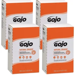 Natural Orange Liquid Hand Soap Refill for PRO TDX Dispenser, Orange Citrus Scent, 67 oz., 4/Carton (7255-04)<GOJO Online