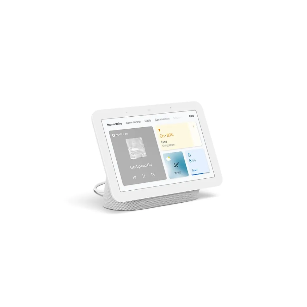 Google Nest Hub 2nd Generation 7" Smart Display, White (GA01331-US)