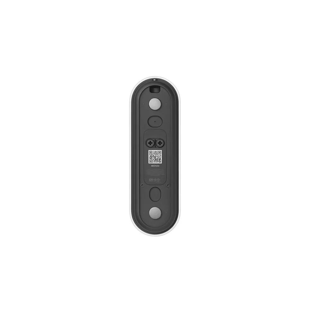 Google Nest Wired Smart Video Doorbell Security Camera, White (6747117)