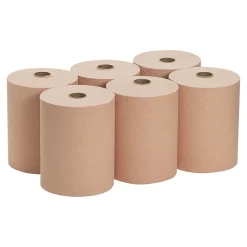 Durable Fibers Cleaning Wipers, 250" x 10", Orange, 6/Carton (20067)<goRag Hot