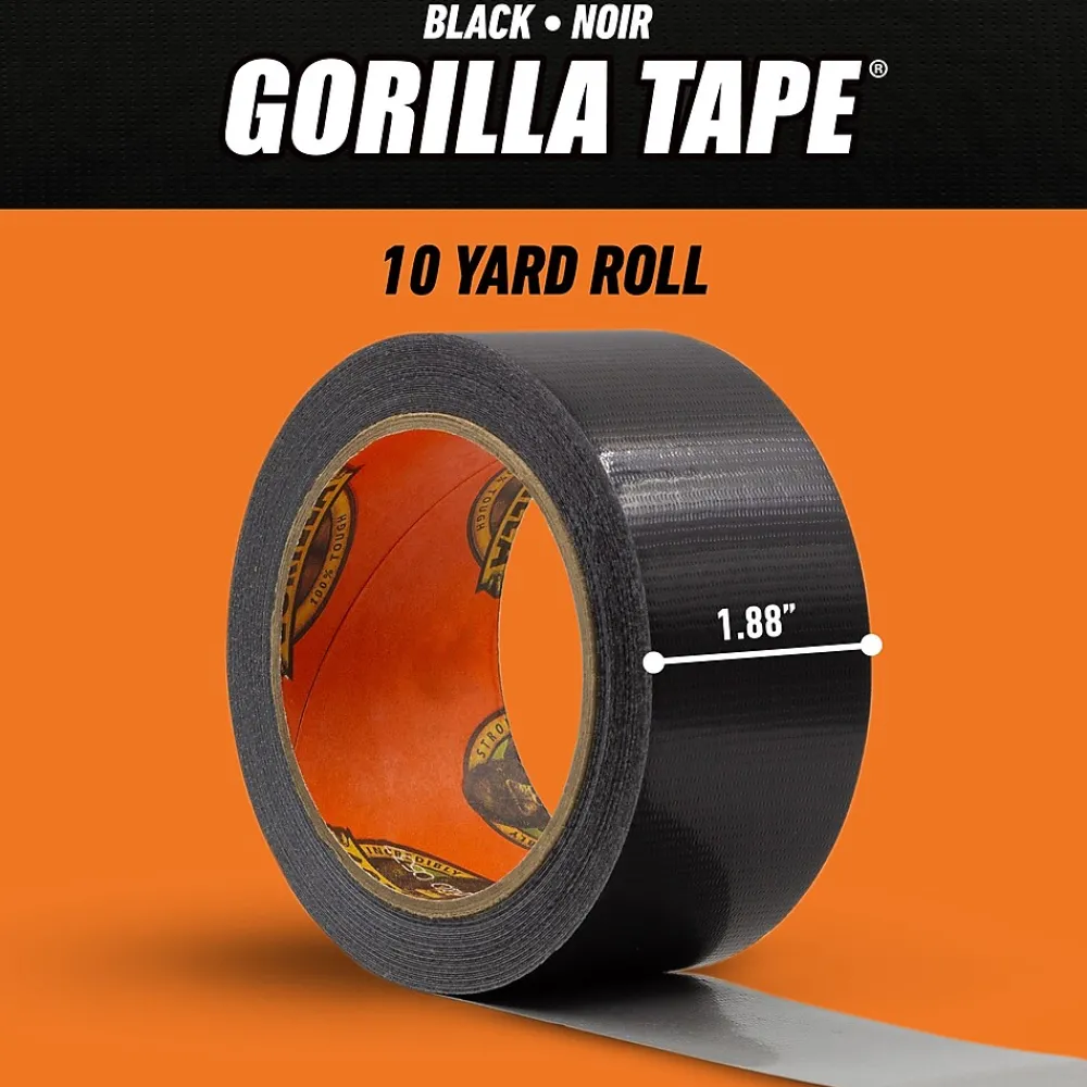 Sale Gorilla Duct Tape, 1.88" x 10 yds., Black (105462)