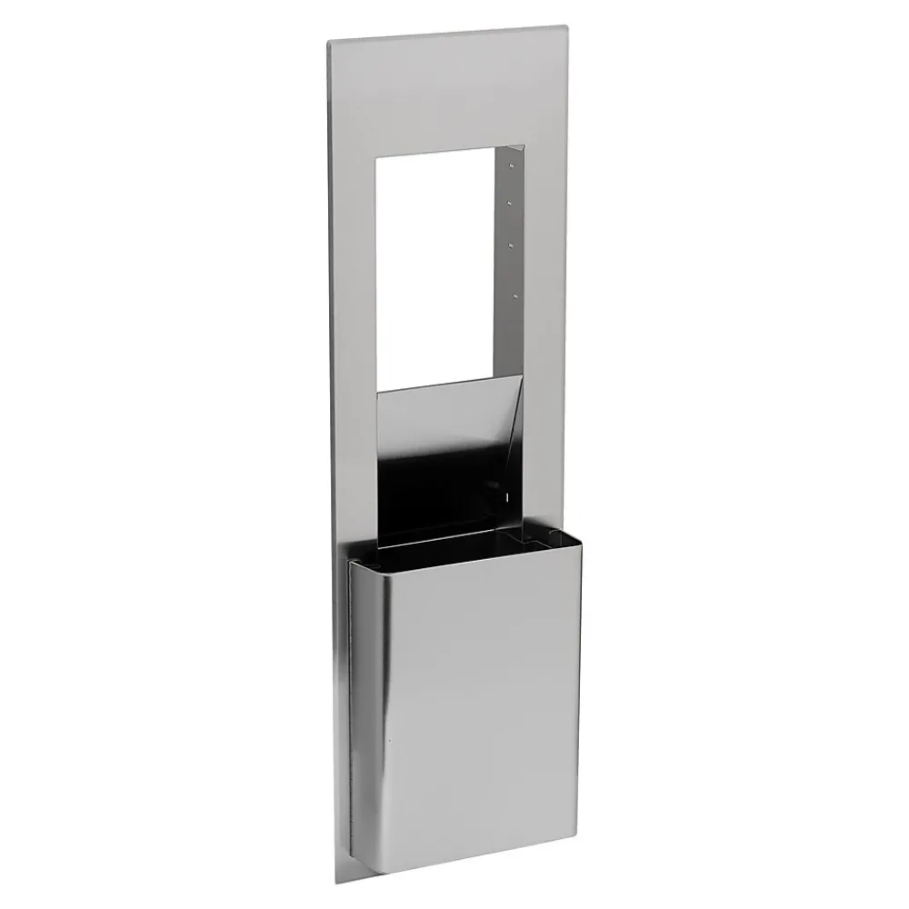 GP PRO™ Recessed California Building Code Compliant Trash Receptacle for 12" Cavaties, Stainless (59453)<enmotion