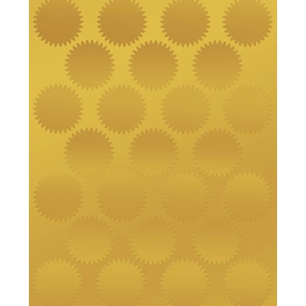 Awards & Certificates*Great Papers ! Gold Foil Value Certificate Seals, 100/Pack (949351)