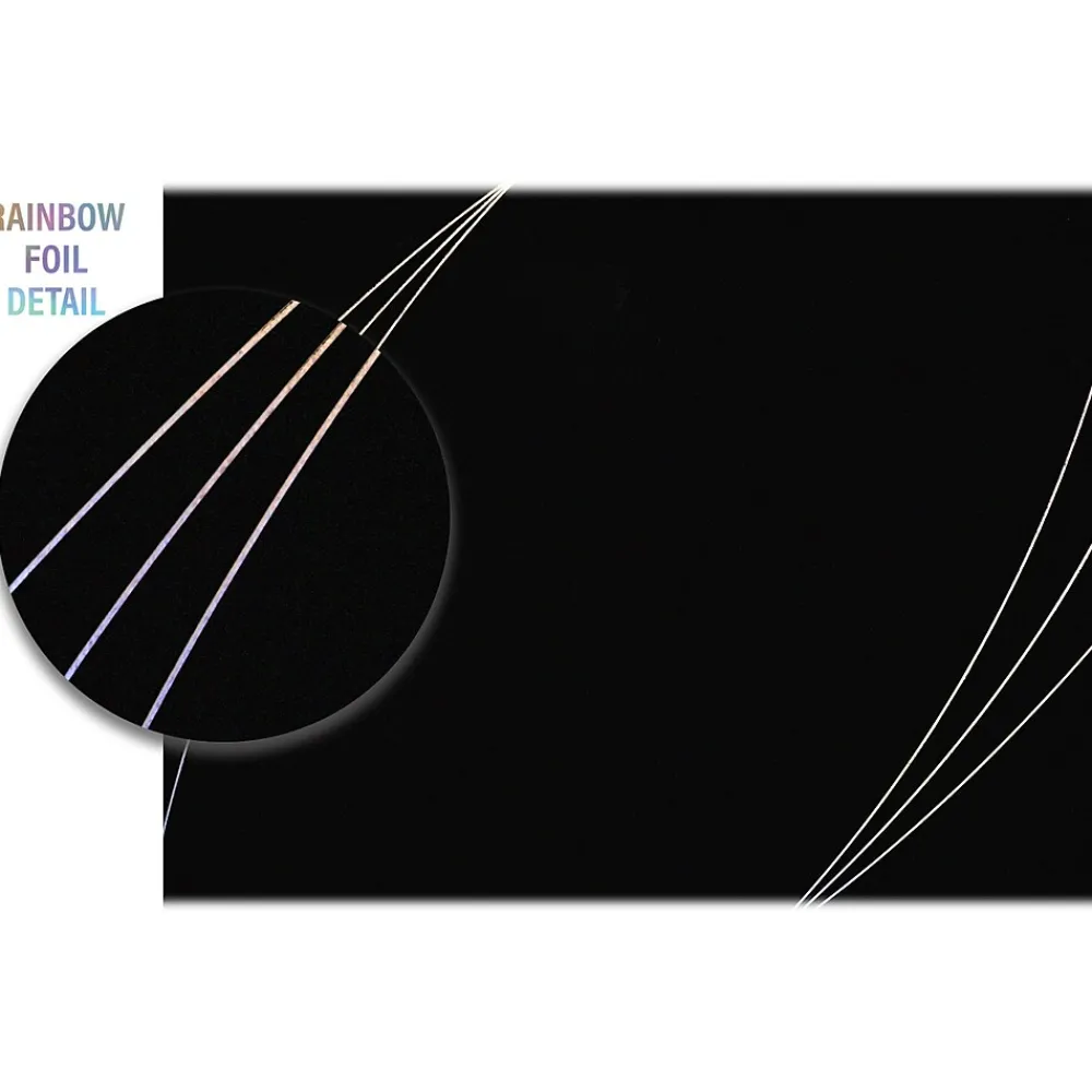 Awards & Certificates*Great Papers Petal Touch Certificate Holders, 9.34" x 12", Modern Black, 5/Pack (2019002)