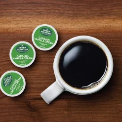 Green Mountain Caramel Vanilla Cream Coffee Keurig® K-Cup® Pods, Light Roast, 48/Box (350072)