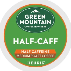 Green Mountain Coffee Roasters Half-Caff Coffee Keurig® K-Cup® Pods, Medium Roast, 48/Box (357446)