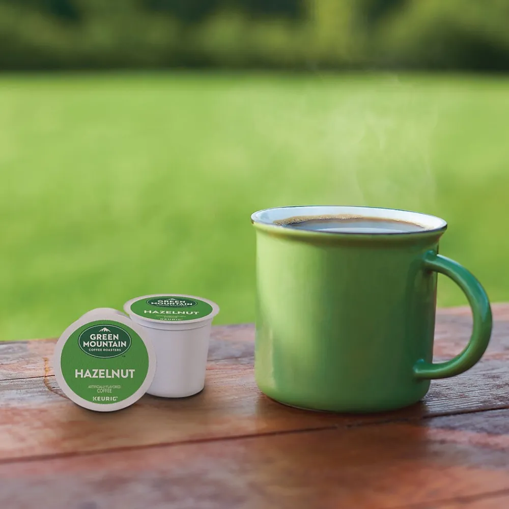 Green Mountain Hazelnut Coffee Keurig® K-Cup® Pods, Light Roast, 24/Box (6792)