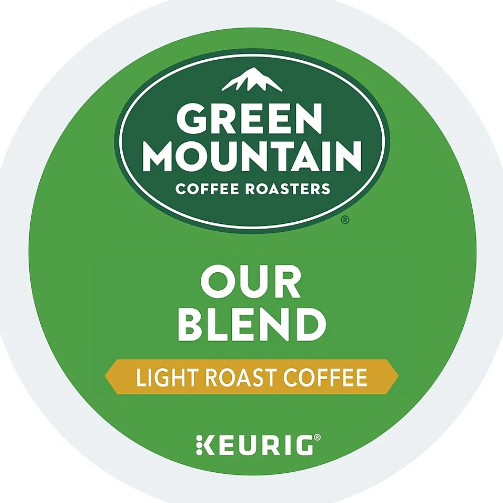 Green Mountain Our Blend Coffee, Light Roast, 0.33 oz. Keurig® K-Cup® Pods, 96/Carton (GMT6570CT)