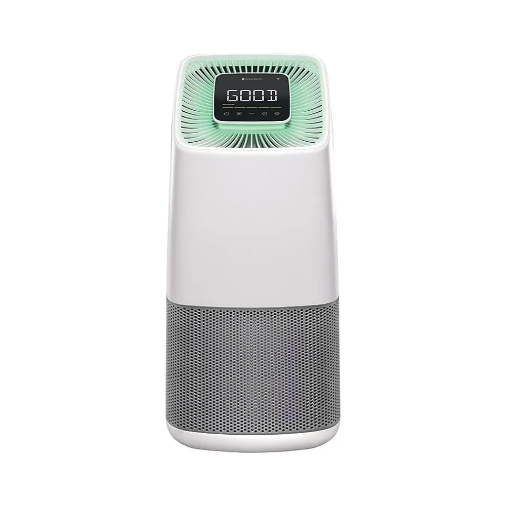 GreenTech Environmental Active HEPA+ with ODOGard Pro HEPA Console Air Purifier, 5-Speed, WiFi Enabled, White/Gray (1X5826)