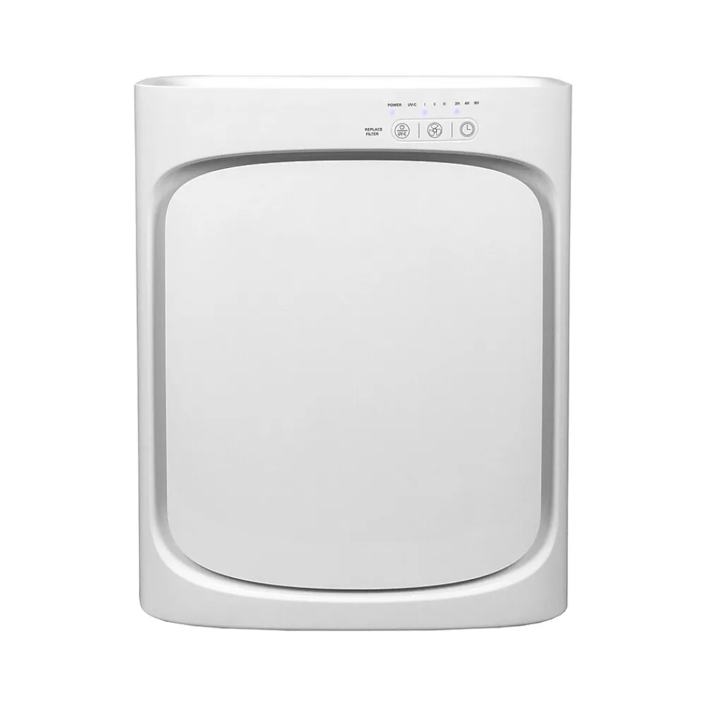 GreenTech Environmental pureHEPA+ with ODOGard Air Purifier, 3-Speed, White (1X6338)