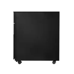 File Cabinets*Gry Mattr 3-Drawer Mobile Vertical File Cabinet, Letter/Legal Size, Lockable, 23.62