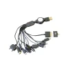 Guest Valet ™ Universal Charger, USB Cable with 30 Pin/Lightning Adapter (UNICH1000/EA)