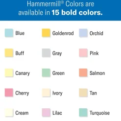 Multipurpose Paper*Hammermill 30% Recycled Colors 8.5