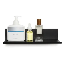 Shelving*Hangman No-Stud Floating Shelf, 12-In., Black Powder Coat (L-12-B)