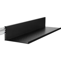 Shelving*Hangman No-Stud Single Aluminum Floating Shelf, 18-In., Black Powder Coat (HANL18B)