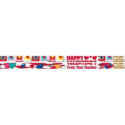 Pencils|Musgrave Pencil Company Happy Valentine's From Your Teacher Pencil, #2, 144/Box