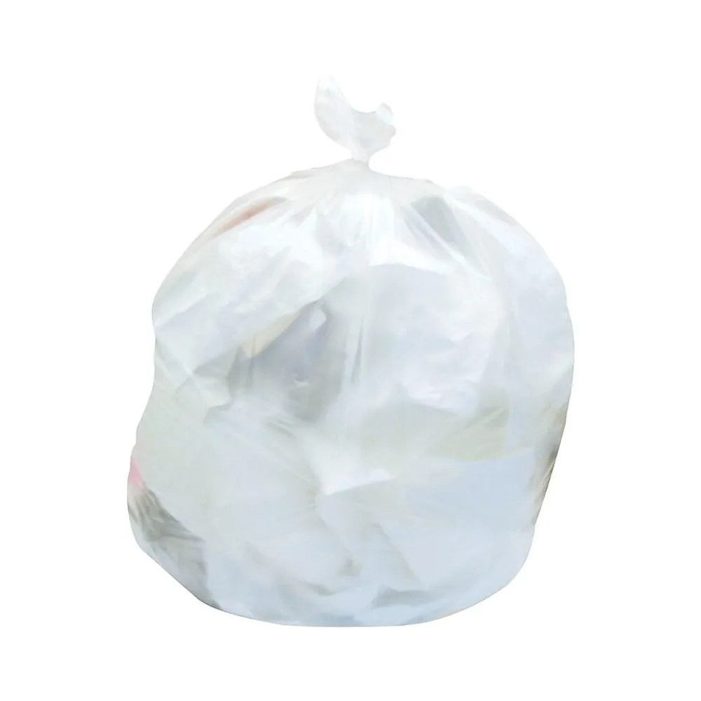 Heritage 33 Gallon Industrial Trash Bag, 33" x 46", High Density, 22 Mic, Natural, 250 Bags/Box, 10 Rolls (Z6646WN R01)<Heritage Bag Hot