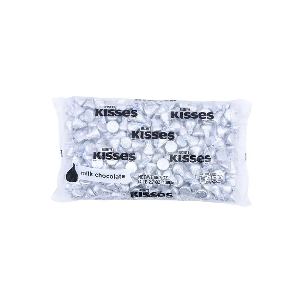 KISSES HERSHEY'S Milk Chocolate Candy Pieces, 66.7 oz. (HEC33458)