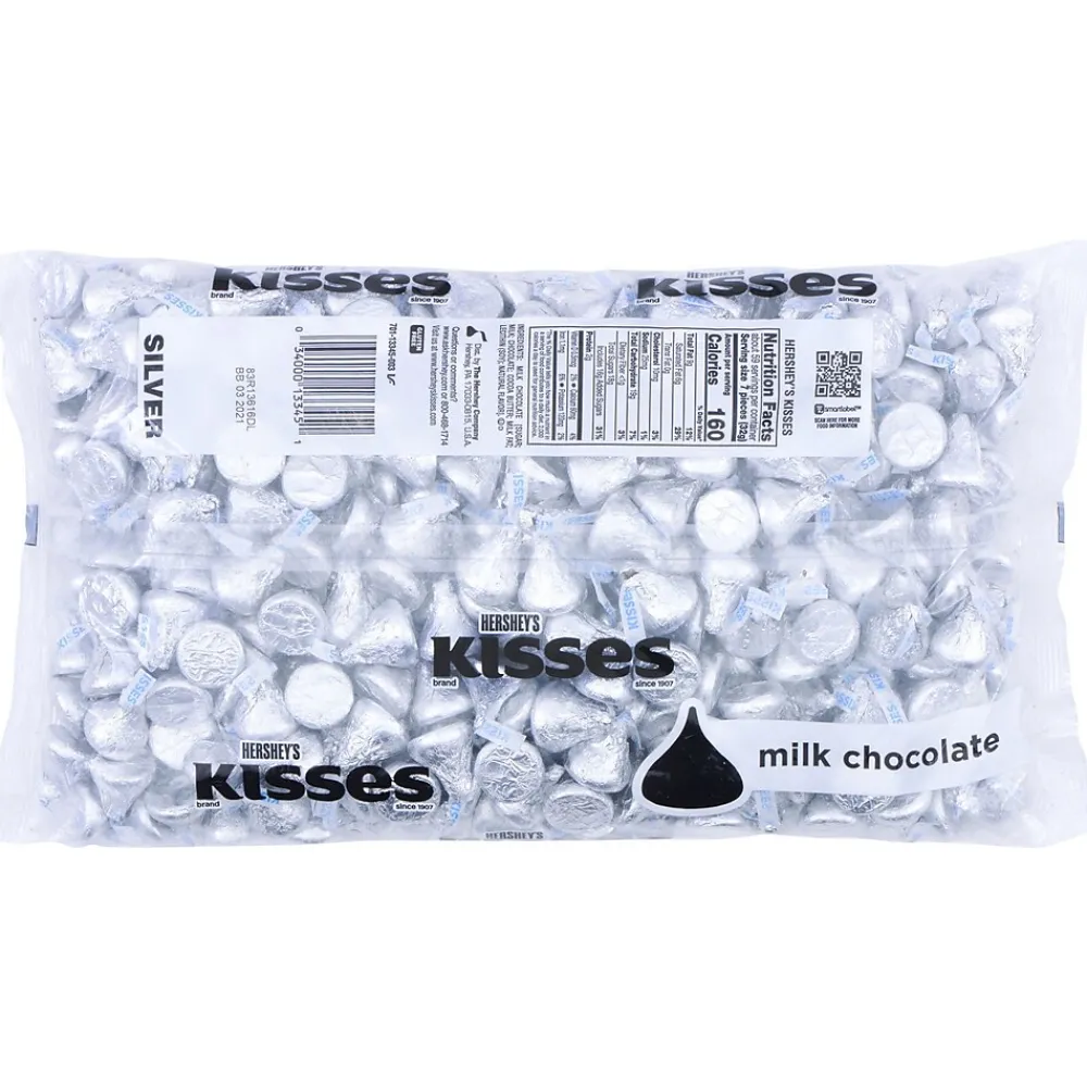KISSES HERSHEY'S Milk Chocolate Candy Pieces, 66.7 oz. (HEC33458)