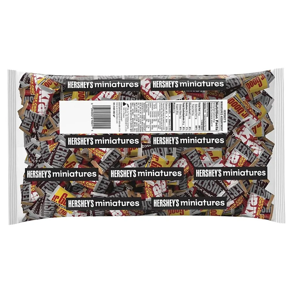 Hershey's Miniatures Assorted Chocolate Candy Bar, 66.7 oz. (246-00055)