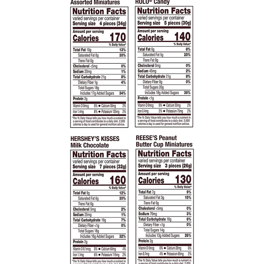 Hershey's , Reese's and Rolo Assorted Chocolate Candy Bag, 38.3 oz. (HEC45402)
