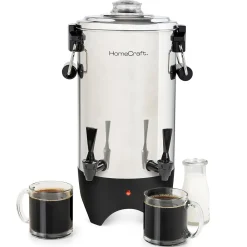 HomeCraft 45-Cup Coffee Urn, Stainless Steel (CUDS45SS)