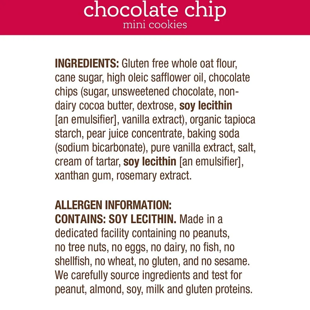 HomeFree Gluten Free Mini Chocolate Chip Cookies, 1.1 oz., 10/Pack (307-00360)