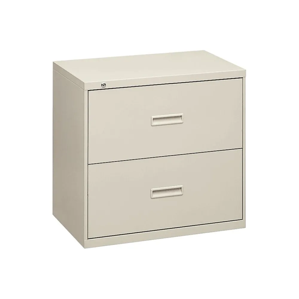 File Cabinets*HON 400 Series 2-Drawer Lateral File Cabinet, Letter/Legal, Light Gray, 30"W (BSX432LQ)