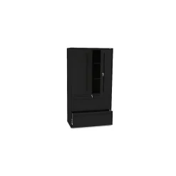 File Cabinets*HON Brigade 700 Series 2 File Drawer Lateral File Cabinet, Locking, Letter/Legal, Black, 36"W (H785LS.L.P)