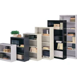 Bookcases*HON Brigade 6-Shelf Metal Bookcase, 81 1/8
