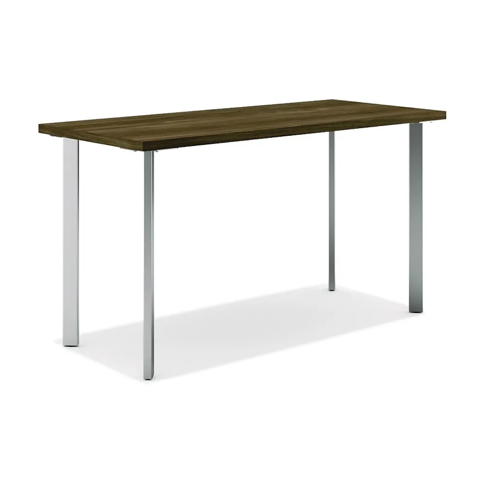 Corner Desks*HON Coze 42"W Desk, Florence Walnut and Silver (RPL2442FWP6)