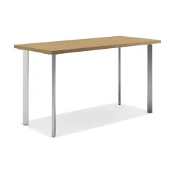 Office Desks*HON Coze 54"W Desk, and Silver (RPL2454N1P6) Natural Recon
