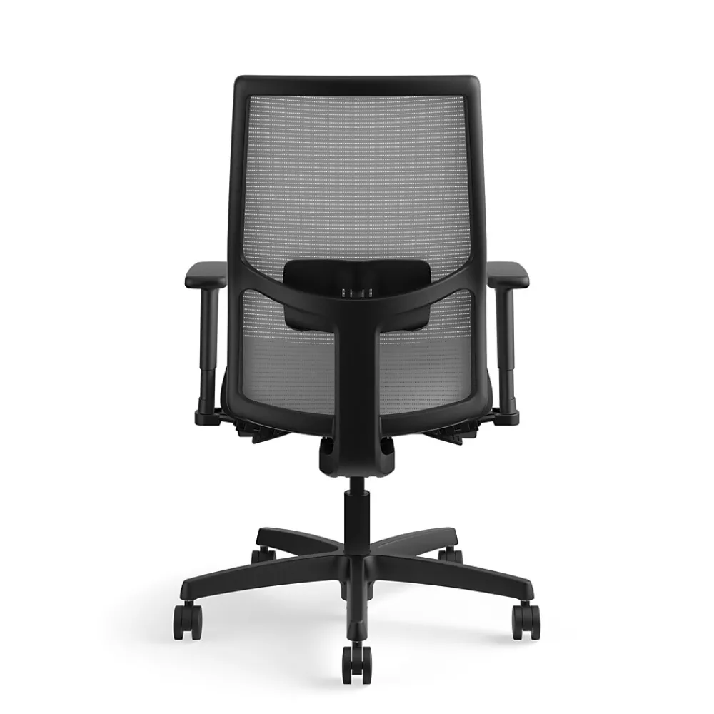 Office Chairs*HON Ignition 2.0 Mesh Back Fabric Task Chair, Black/Fog (I2M2AFLC10TK)