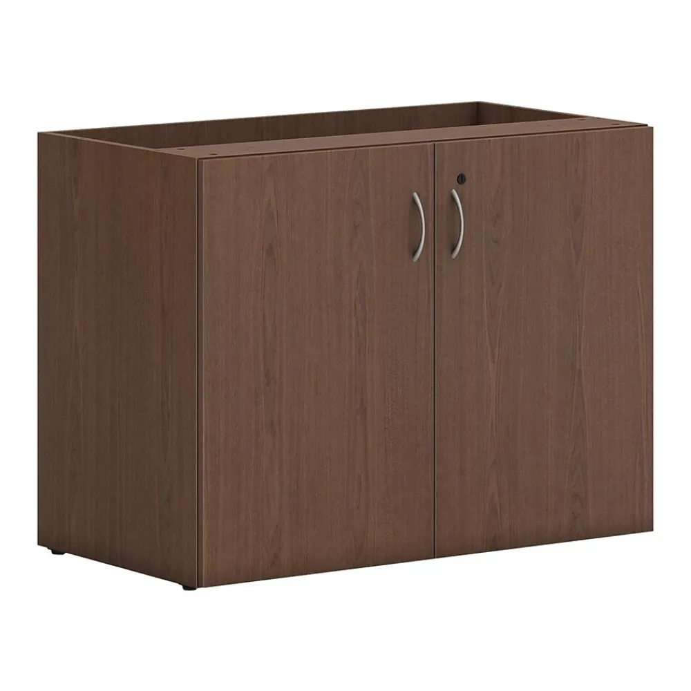 Storage Cabinets*HON Mod 29" Storage Cabinet with 1 Shelf, Sepia Walnut (HLPLSC3620.LSE1)