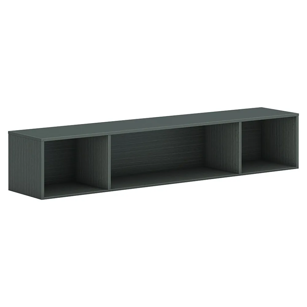 Storage Cabinets*HON Mod 13.5" Wall Cabinet with 1 Shelf, Slate Teak (HLPLWMH72.LSL1)