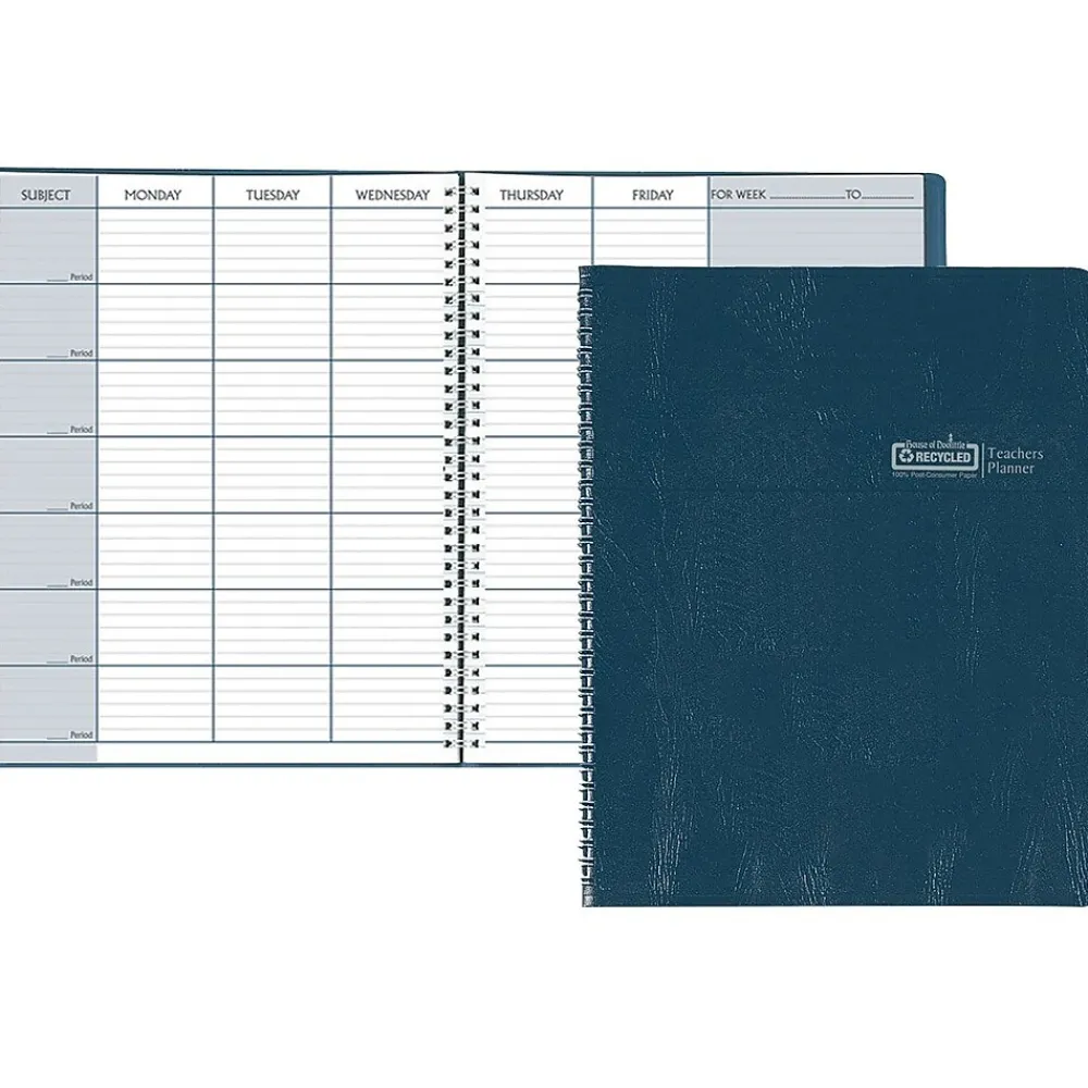 Academic Planners|House of Doolittle Teacher Planner, 8-1/2 x 11" Weekly Planner (HOD-50907)