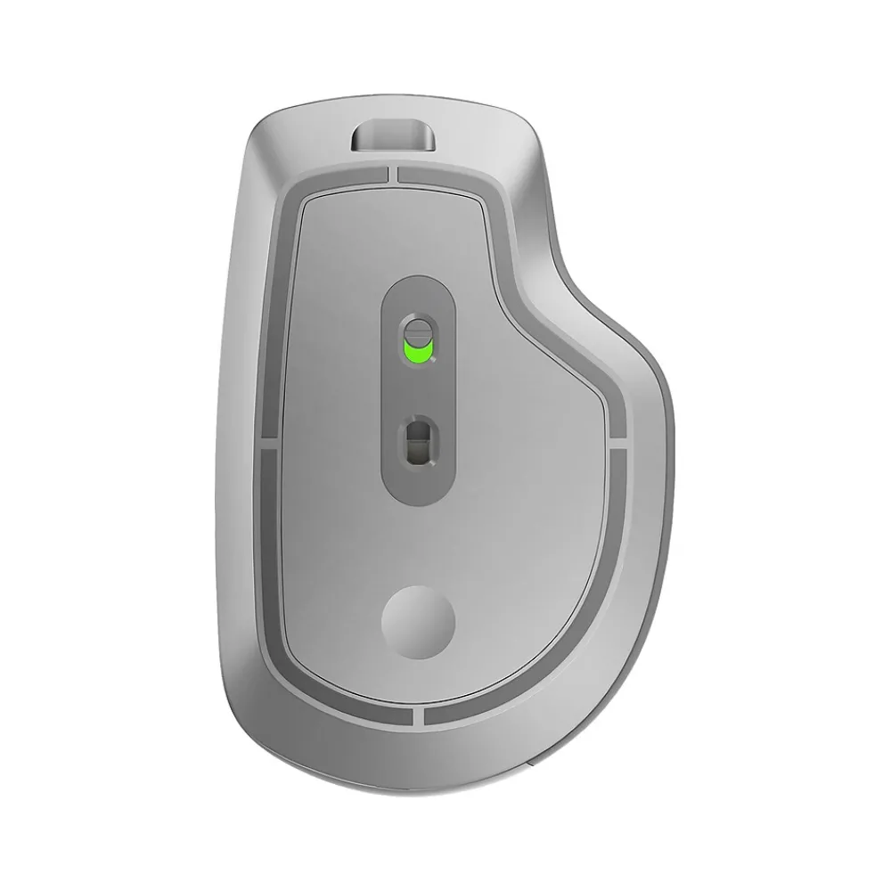 New HP 930 Creator Wireless Ergonomic Bluetooth & USB Mouse, Silver (1D0K9AA)