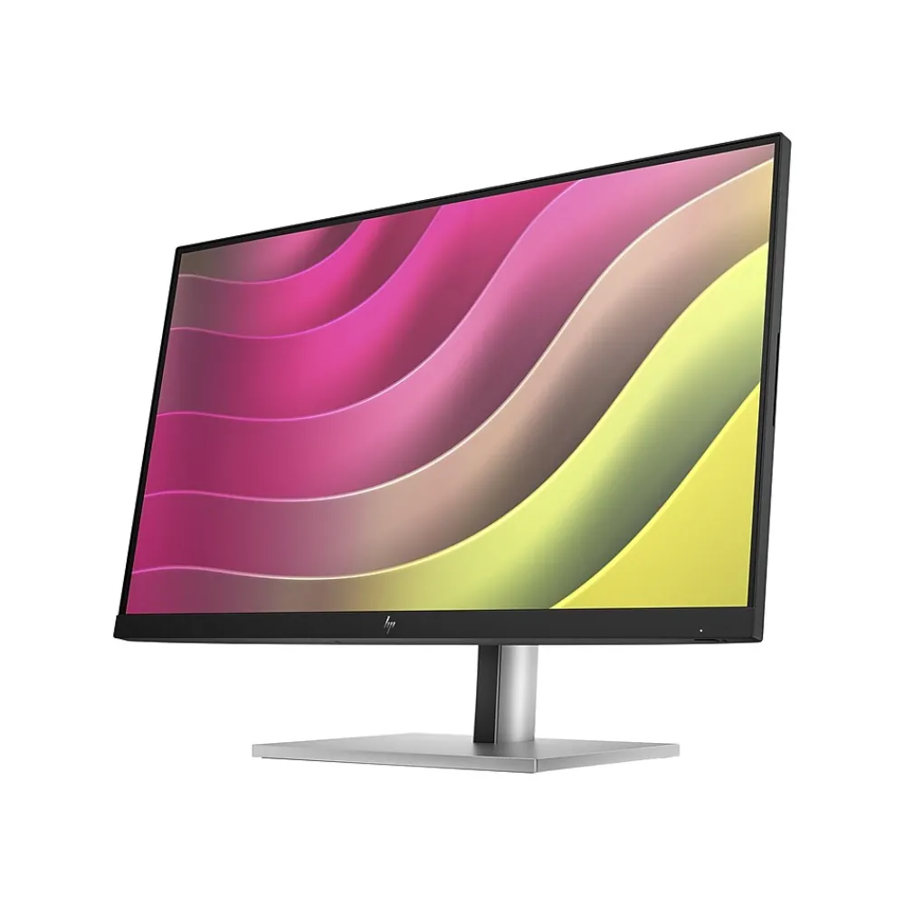 New HP E24t G5 23.8" LED Monitor, Black/Silver (6N6E6AA#ABA)