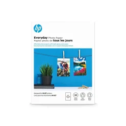 Photo Paper*HP Everyday Photo Paper, Glossy, 5" x 7", 60 Sheets/Pack (CH097A)
