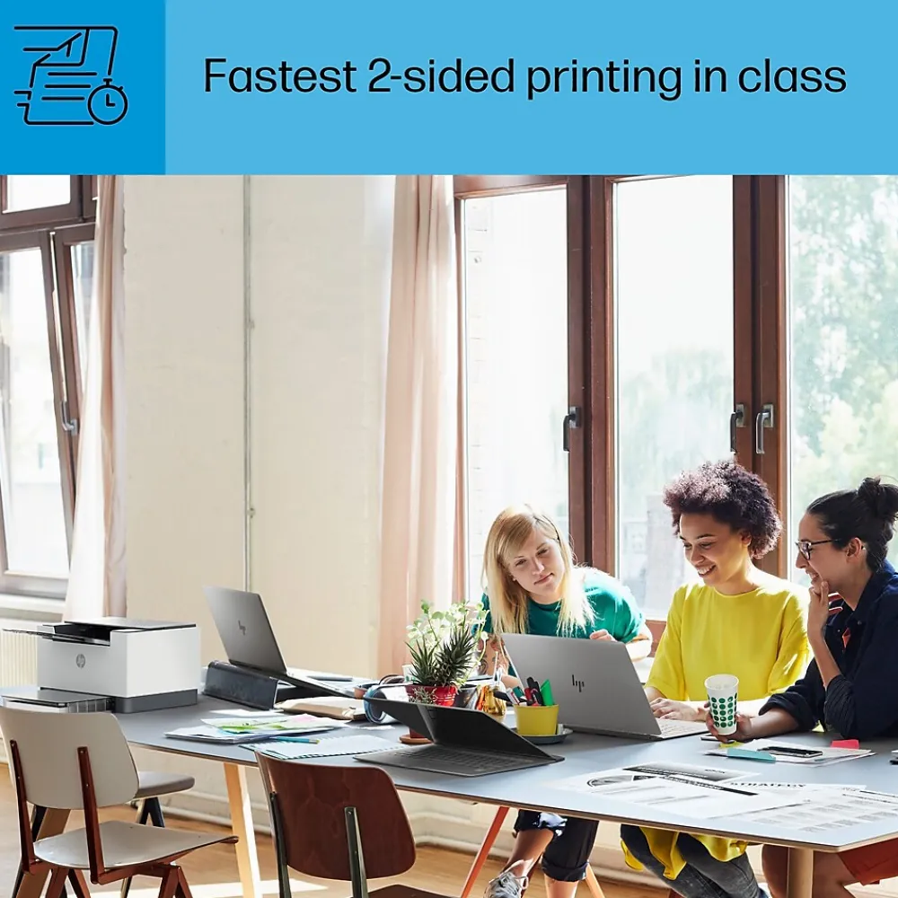HP LaserJet M209d Black & White Laser Printer, Automatic 2-Sided Printing, USB cable included, Best for Home Office (8J9L0F)
