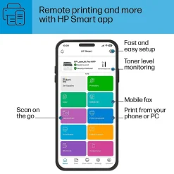 HP LaserJet Pro MFP LJP 3101fdw Wireless Black & White Laser Printer, All-In-One, Print, Scan, Copy, Fax (3G628F)