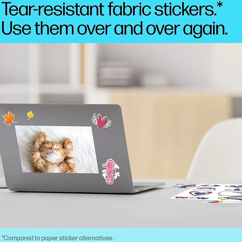 Photo Paper*HP Picture Stickers, 8.5" x 11", 25 Sheets/Pack (8L1U9A)