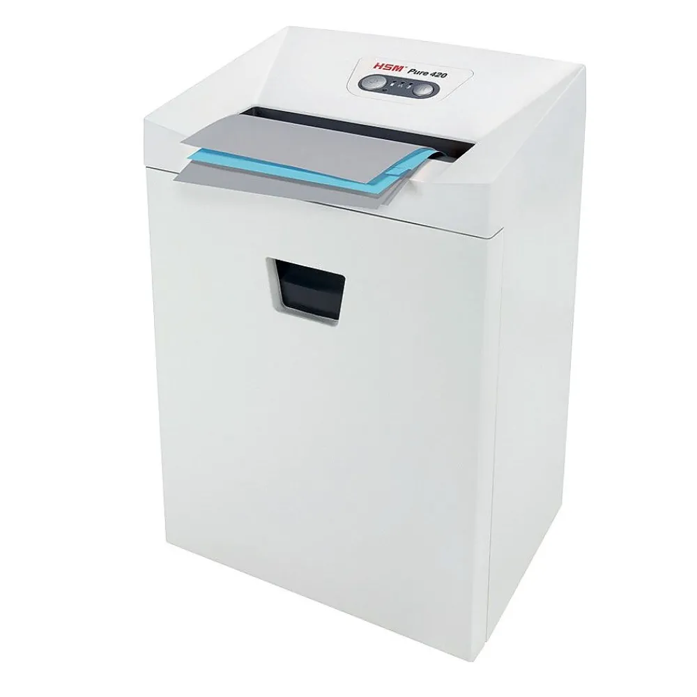 Online HSM Pure 420 24 Sheet Strip-Cut Shredder, White (2341113)