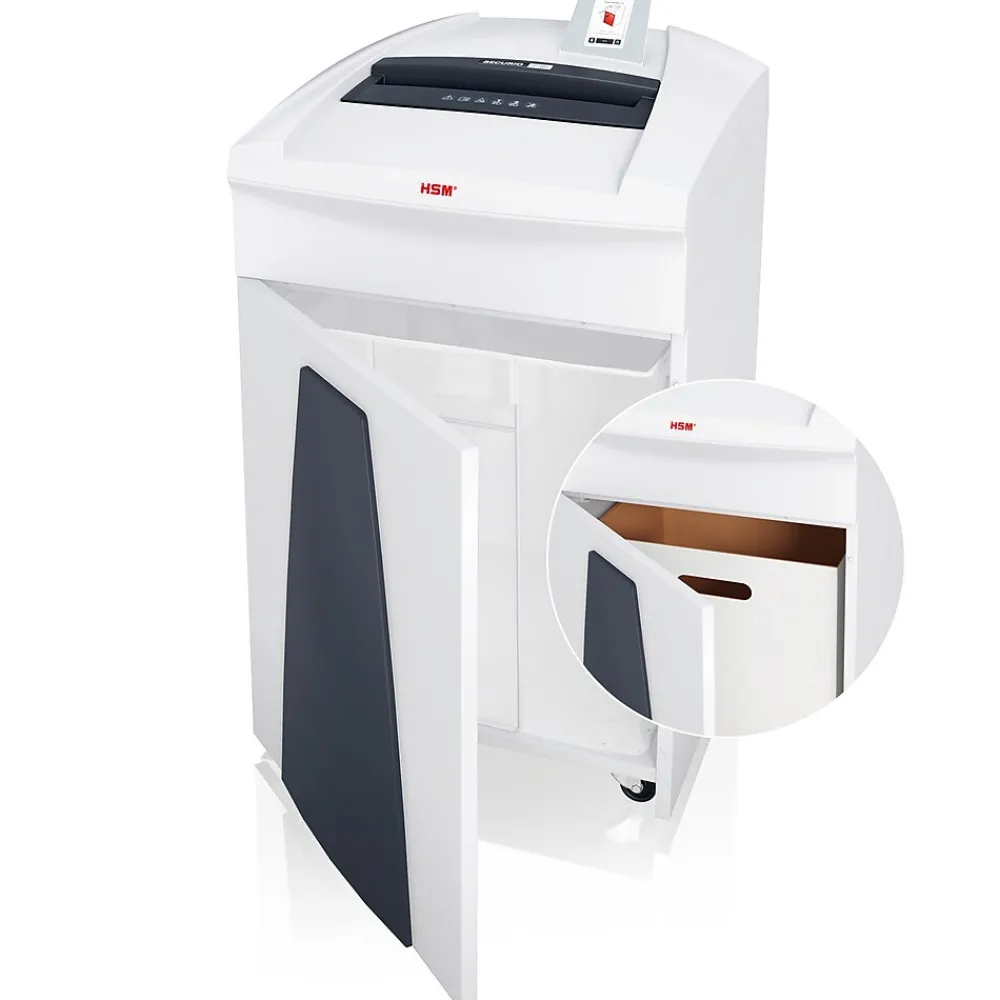 Clearance HSM SECURIO P36i 49-Sheet Strip-Cut Multi-Media Shredder (1851)
