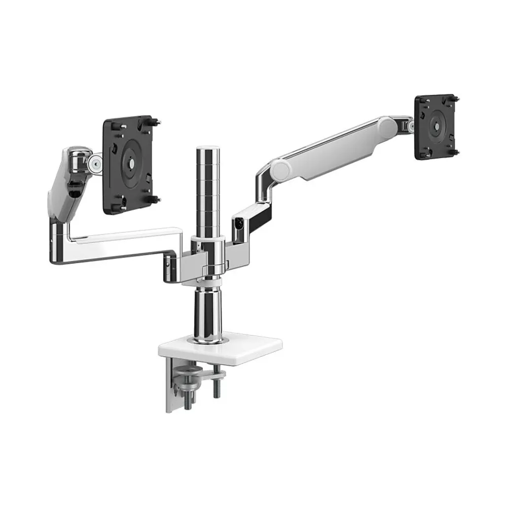 Outlet Humanscale Dual Monitor Arm, Polished Aluminum (X22TBW)