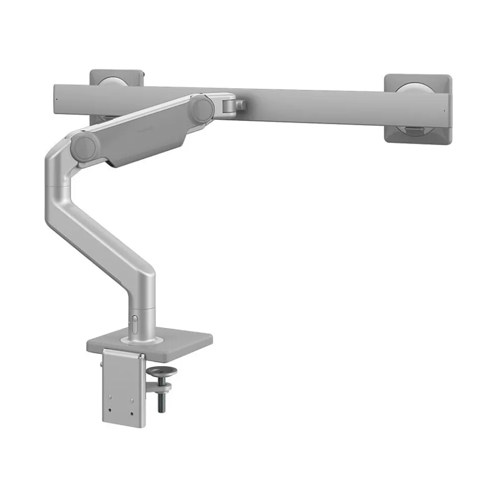 Hot Humanscale M8.1 Adjustable Dual Monitor Arm, Up to 28" Monitors, Silver (M82CGS)