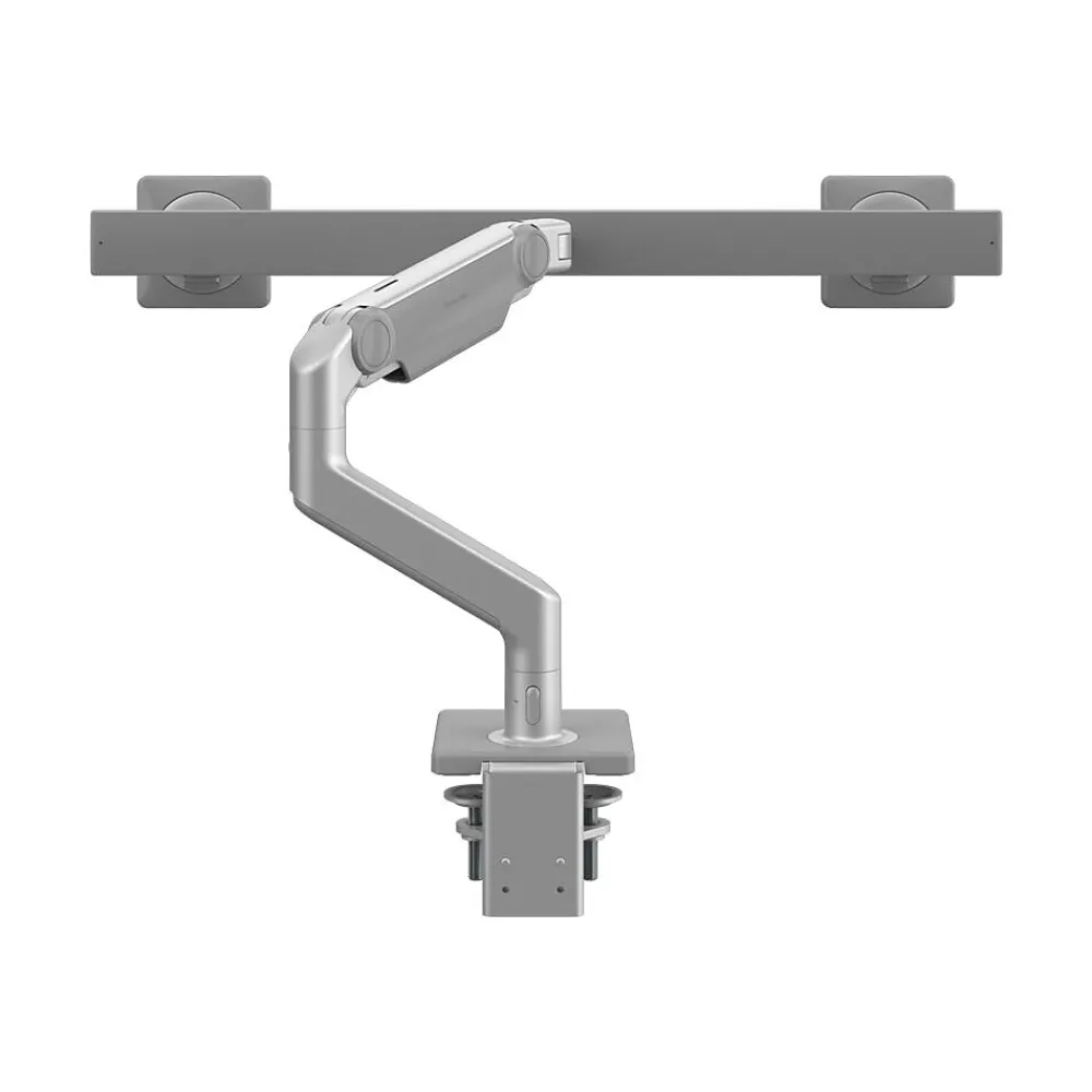 Hot Humanscale M8.1 Adjustable Dual Monitor Arm, Up to 28" Monitors, Silver (M82CGS)