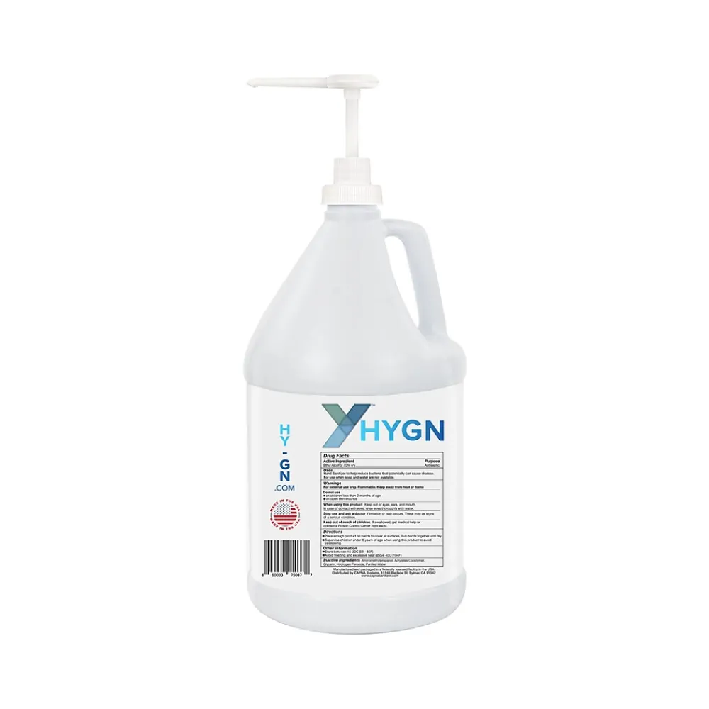 Gel Hand Sanitizer, 128 Oz., 6/Carton (HG1GALLN-CT)<HYGN Hot