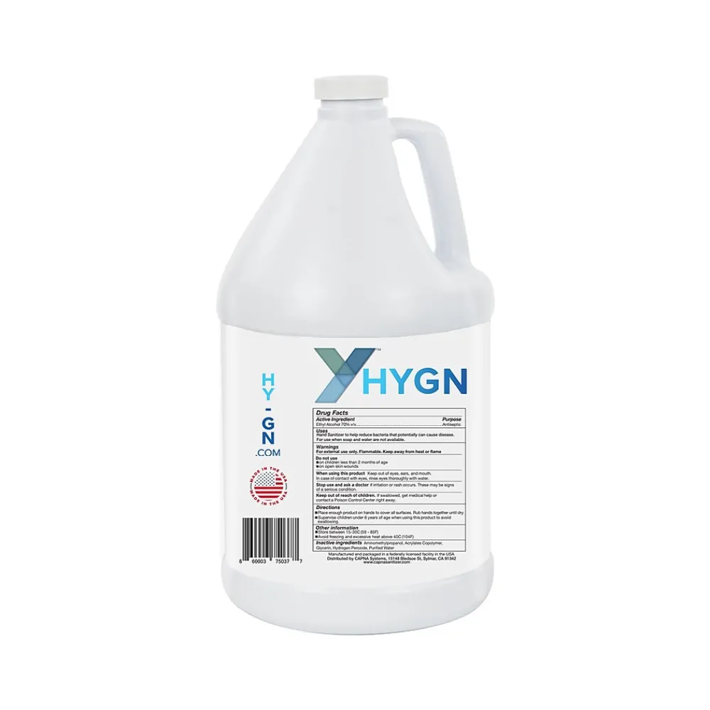Gel Hand Sanitizer, 128 Oz., 6/Carton (HG1GALLN-CT)<HYGN Hot